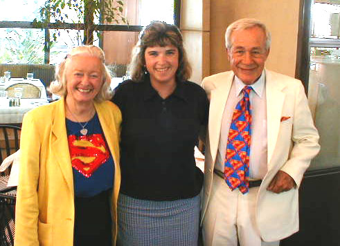 Noel Neill, Lisa Copenhaver, and Jack Larson