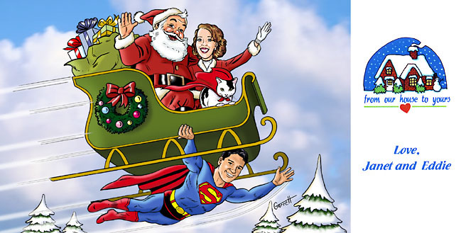 Seasons Greetings from Janet and Eddie Caro