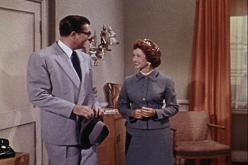 The interior of Lois' apartment.