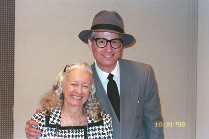Noel neill with Steve Brant as Clark Kent