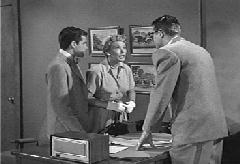 Mrs. Cooper asks Superman for help.